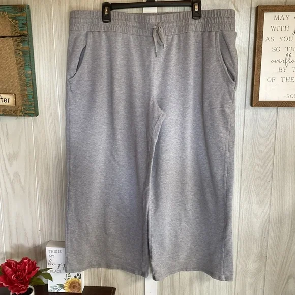 AnyBody Soft Gray Casual Pants - Picture 3 of 8